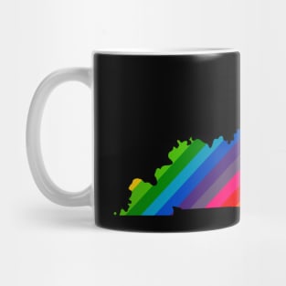 USA States: Kentucky (rainbow) Mug